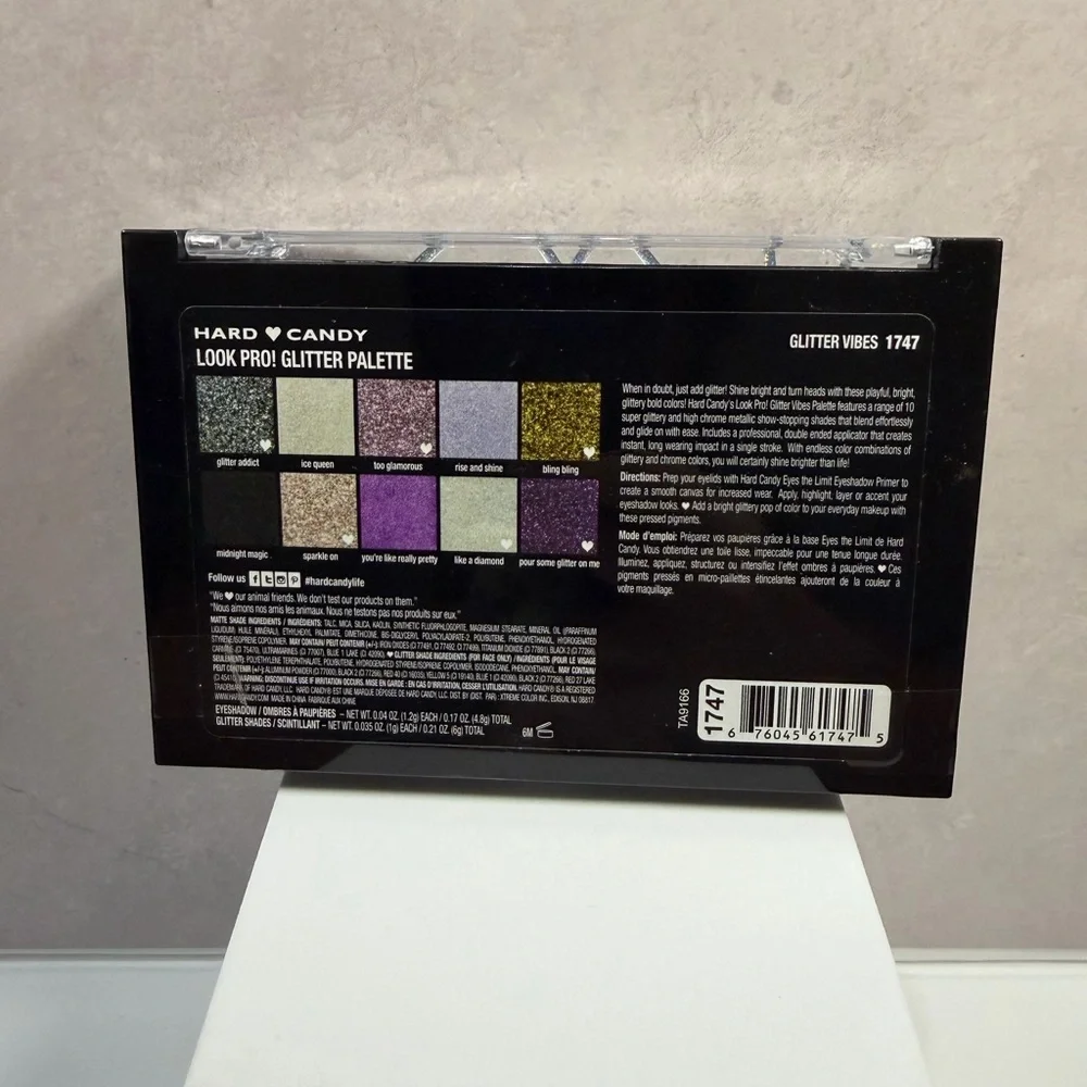 💙3/$20 Hard Candy Glitter Vibes Eyeshadow Palette - Multicolor